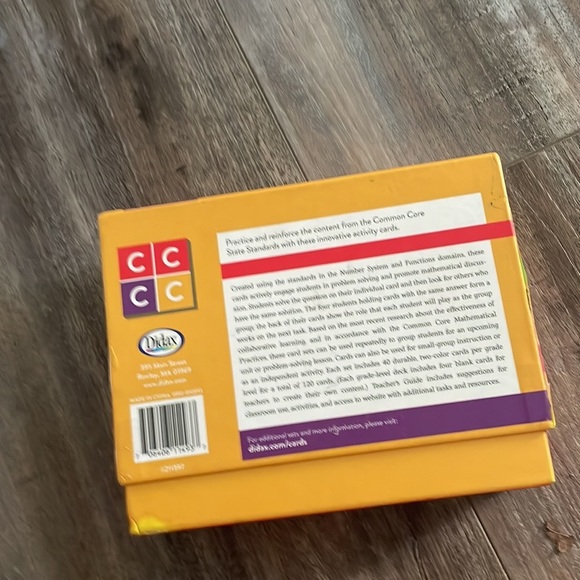 Didax common core collaborative cards number systems 6-8 grade - Picture 3 of 6